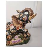 Japanese Satsuma Ceramic Elephant Figurine Japanese Satsuma Ceramic Elephant Figurine