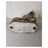 Japanese Satsuma Ceramic Elephant Figurine Japanese Satsuma Ceramic Elephant Figurine