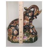 Japanese Satsuma Ceramic Elephant Figurine Japanese Satsuma Ceramic Elephant Figurine