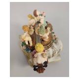 San Francisco Music Box Violin with Cherubs San Francisco Music Box Violin with Cherubs