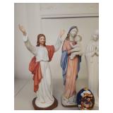 Religious Figurine Collection with Nativity Egg Religious Figurine Collection with Nativity Egg