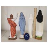 Religious Figurine Collection with Nativity Egg Religious Figurine Collection with Nativity Egg