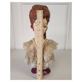 Victorian Style Mannequin Head with Lace Collar Victorian Style Mannequin Head with Lace Collar
