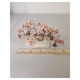 Pink Cherry Blossom Tree with Brass Bells Pink Cherry Blossom Tree with Brass Bells