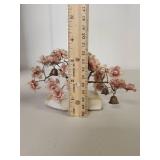 Pink Cherry Blossom Tree with Brass Bells Pink Cherry Blossom Tree with Brass Bells