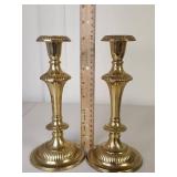 Andrea by Sadek Brass Candlesticks - Pair Andrea by Sadek Brass Candlesticks - Pair