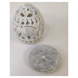 Hand Carved Soapstone Egg Holder Hand Carved Soapstone Egg Holder