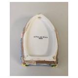 Fitz and Floyd Floral Boat Dish Fitz and Floyd Floral Boat Dish