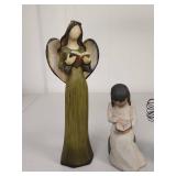 Willow Tree Angel and Children Figurine Set Willow Tree Angel and Children Figurine Set