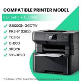 High Yield GGCTW Toner Cartridge Compatible for Dell S2830 Laser Printers (8,500 Pages)