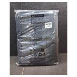 ESTHELLO Cat Litter Mat Large, Cat Litter Trapping Mat, Honeycomb Double Layer Design, Easy to Clean,Washable (30  x 24  Black