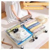 13 Pack Vacuum Storage Bags, Hanging Vacuum Storage Bags for Clothes Suits Dress Jackets Closet, Space Bags for Comforters Blankets