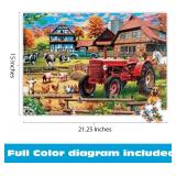 Buffalo Games - 500 Piece Jigsaw Puzzle PD Moreno European Countryside, Made in USA, Premium Recycled Board, Full-Color Poster, Giftable Art