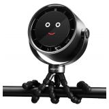 Stroller Fan Portable, Personal Fan for Travel, Digital display, Detachable 5 Speeds Rechargeable 360  Rotate Flexible Tripod Fan, For Home Office Stroller Camping - Black