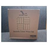 Acacia Wood Decking Tiles 9PCS - Easy Snap Interlocking Deck Tiles for Patio Poolside Balcony Decor - All Weather Waterproof Flooring for Indoor & Outdoor (Round Joints)