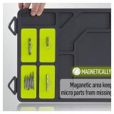 Gun Cleaning Mat for Rifle Shotgun, Mat Plus, Grey, 36' x 10', with Magnetic, Anti-Slip, Multiple Pockets, Large Size Repair Mat