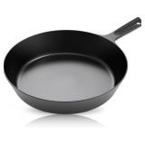 COOKLIFE 10 Inch Lightweight Pre-Seasoned Cast Iron Skillets with Handle Cover - Smooth Polished Surface, Easy to Clean Cast Iron Pan Use in the Oven, on the Stove or Grill, Over a Campfire