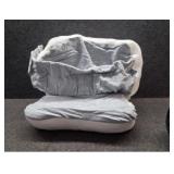 Lumia Wellness Orthopedic Long 14' Knee Pillow for Side Sleepers, Contoured Support Thighs & Knees for Sciatica,Back Hip - Soothing Joint Pain Relief, Leg Pillow for Pregnancy (Gray)