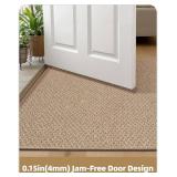 Color&Geometry 24'x36', Khaki Ultra Thin Indoor Door Mat (FOLD)
