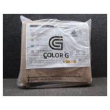 Color&Geometry 24'x36', Khaki Ultra Thin Indoor Door Mat (FOLD)