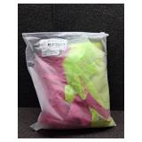 Women's Color Block One Piece Outfits Short Sleeve Zipper Elastic Waist Windbreaker Rompers Short Jumpsuits - Size XXL