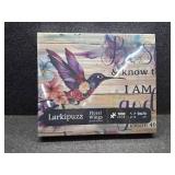 Religious Hummingbird Puzzles for Adults 1000 Pieces, Bird Flower Christian Bible Jesus Jigsaw Puzzle, Inspirational Scripture Catholic Floral Puzzle