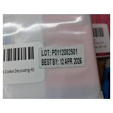 WANDERCRUMB | Monster Cookie Decorating Kits | 8 Jumbo cookies + 8 edible color palletes + brushes   Monster Gifts for Kids, Kids Cookie Decorating Kit, Paint Your Own Sugar Cookie Individually Wrappe