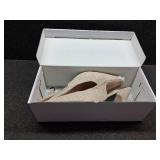 Women's Slingback Heels Pointed Toe Mid Heel Dress Shoes Pump Shoe Womens Size 6