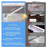 Pet Hair Remover for Furniture   23.2Inch Reusable Dog & Cat Hair Removal Brush, Washable Lint Cleaner with Long Handle, 4-in-1 Pet Hair Remover for Couch, Carpet, Clothes & Bedding