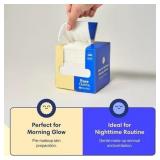 EZbrnd Ultra Deluxe Disposable Face Towel, Fragrance & Lint-Free, 100% Biodegradable, Cloths Like Feel, 40ct, MINI Size 7.87' x 7.87'