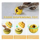 Frozen Treat Dispensing Dog Toy - Interactive Large Chew Toy for Aggressive Chewers, Freezable Fillable Rubber, Reduces Anxiety, Easy to Clean,for Small Medium Large Breeds