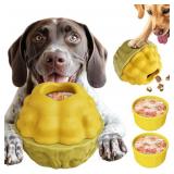 Frozen Treat Dispensing Dog Toy - Interactive Large Chew Toy for Aggressive Chewers, Freezable Fillable Rubber, Reduces Anxiety, Easy to Clean,for Small Medium Large Breeds
