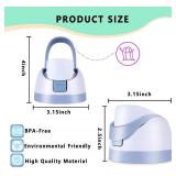 Replacement Lid for Owala Freesip,Compatible with Owala Freesip Water Bottle 16oz 24oz 32oz 40oz,Premium Replacement Accessories for Owala Cap,LeakProof,BPA-Free(Light Blue)