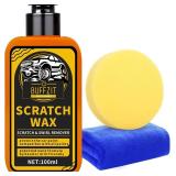 Car Scratch Remover & Polishing Compound - Effectively Eliminates Light Scratches, Hazy Paint, and Swirl Marks, Includes Sponges and Towels, 100ML/3.4oz