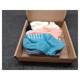 Baby and Toddler Socks,Soft Cotton Non-Slip Ankle Socks for New Born,Boys and Girls