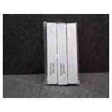 Nail Files (6 Pack), 100/180 Grit Emery Boards Nail File for Natural Nails and Acrylic Nails, Double Sided Emory Boards limas para unas acrilicas Profesional Fingernail Filer Reusable Manicure Gray