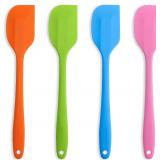 Silicone Spatulas, Food Grade Silicone, 11 inch Rubber Spatula with Stainless Steel Core Designed for Cooking, Baking, Mixing Batter, Making Cookies,Heat Resistant Up to 600  (4 Piece)