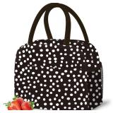 DALINDA Lunch Bag Lunch Box for Women Men Reusable Insulated Lunch Tote Bag,Leakproof Thermal Cooler Sack Food Handbags Case High Capacity for Travel Work Picnic Beach