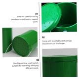 2pcs Worm Bucket Live Bait Bucket Worm Lures Container Containers with Lids Container with Lid Worm Bait Holder Minnow Bucket Fishing Bait Bucket Living Body Plastic Bait Box