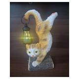 Resin Figurine of a Yoga Cat in an Inverted Pose, Ideal for Garden Decoration. These Cat Statues Are Perfect for Enhancing Your Front Patio, Balcony, Or Yard