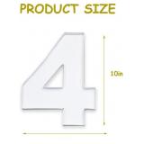 10' Fillable Cardboard Tray for Birthday Anniversary Party Decorations Strawberries Chocolate Sweets Candy Container Box (4, White)