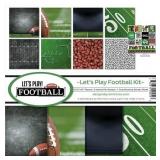 Reminisce Collection Kit 12'X12'-Let's Play Football