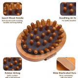 Wooden Massage Comb, Body Scalp Trigger Point Massage Tool, Meridians Massager, Gua Sha Massager Comb for Body Relief & Hair Growth