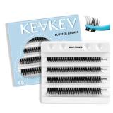 KevKev Lash Clusters 48 Pcs Cluster Lashes Eyelash Clusters DIY Cluster Eyelash Extensions Individual Lashes Soft and Comfortable (Twilight,C-10-16mix)