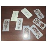 Eage 20 Pieces Leaf Stencils, Reusable Plant Stencils for Painting on Walls Doors Wood Furniture Home Decor(6X11.7 Inches)