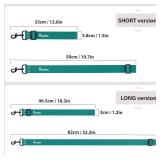 Pawaboo Dog Car Seatbelt, Universal Pet Safety Belt, Chew-Proof Dog Car Restraint with Adjustable Strap, Nylon Woven Belt & PVC Shell Dog Seatbelt Harness, Dog Leash with 360  Hook, 20 in, Dark Green