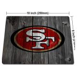 Wood Grain Design Sports Mouse Pad, Non-Slip Rubber Base Gaming Mousepad, Desk Accessories - Mouse Pads for Laptop, Office Supplies