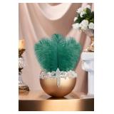 BABEYOND 1920s Headpiece Flapper Headband - Roaring 20s Crystal Showgirl Hair Band Great Gatsby Headband with Feather