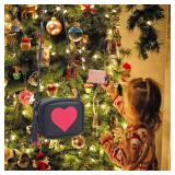 Girls Purse for Kids & Toddlers - Heart Purse with Teens Wallet & Tassel, Crossbody Bag Gift for Christmas