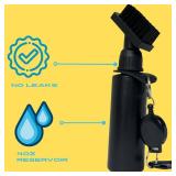 The Golfer's Workshop Deluxe Golf Club Brush Cleaner with Carabiner Clip and Leak-Proof Squeeze Water Bottle   Holds 4 Ounces of Water   Essential Golf Accessories & Gift